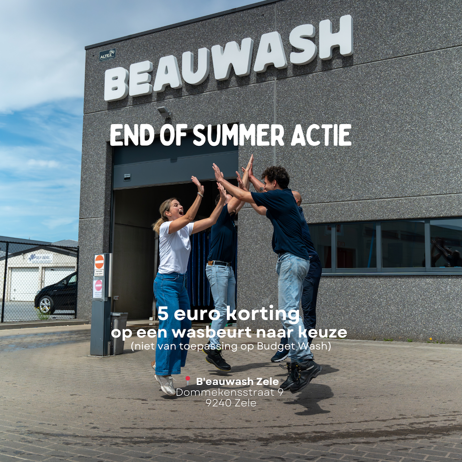 B'eauwash Zele end of summer actie 2025